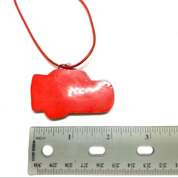 Cars Lightening McQueen Soft PVC Necklace (W2) - Picture 5 of 5